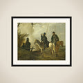 Cossack Outpost in 1813 framed
