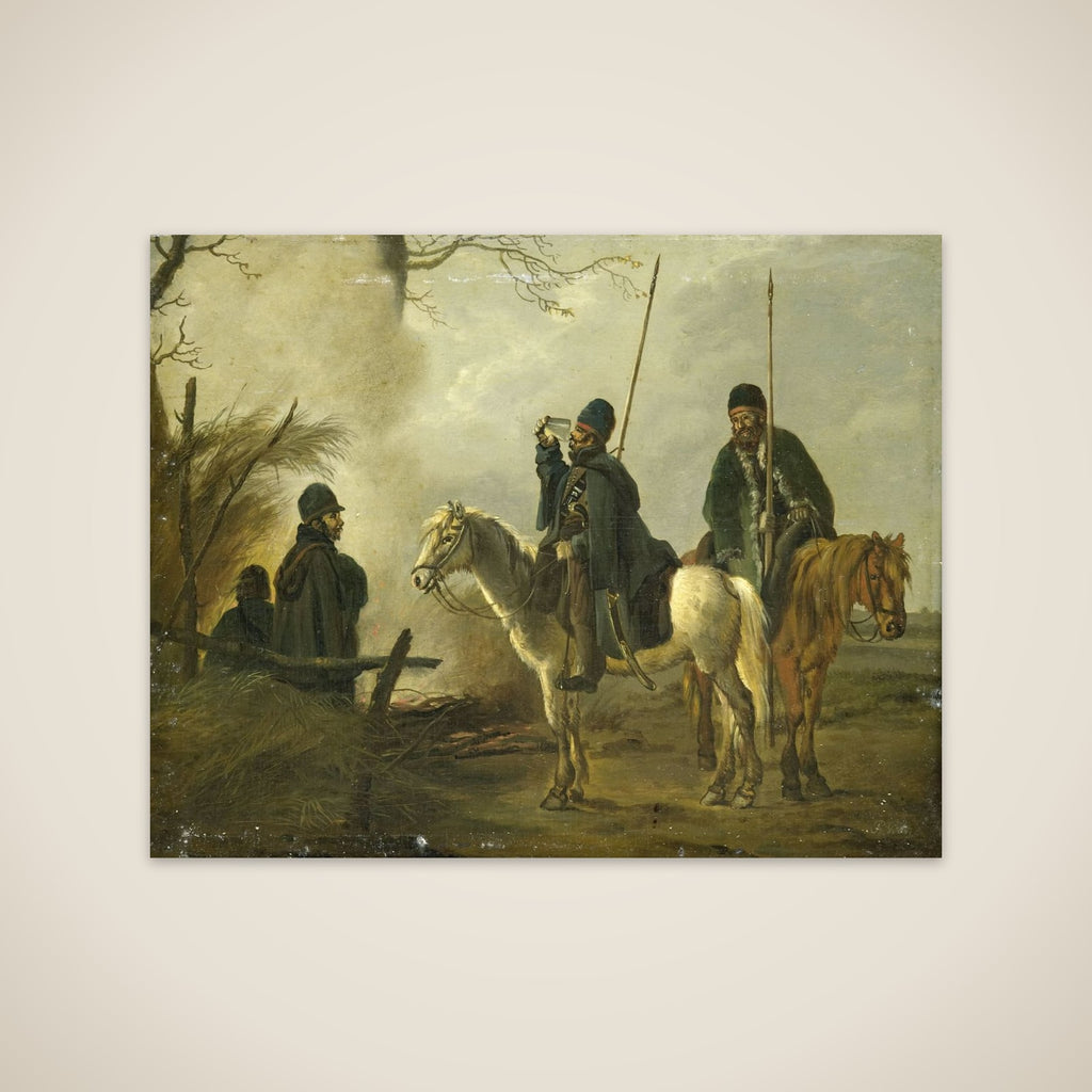 Cossack Outpost in 1813 unframed print