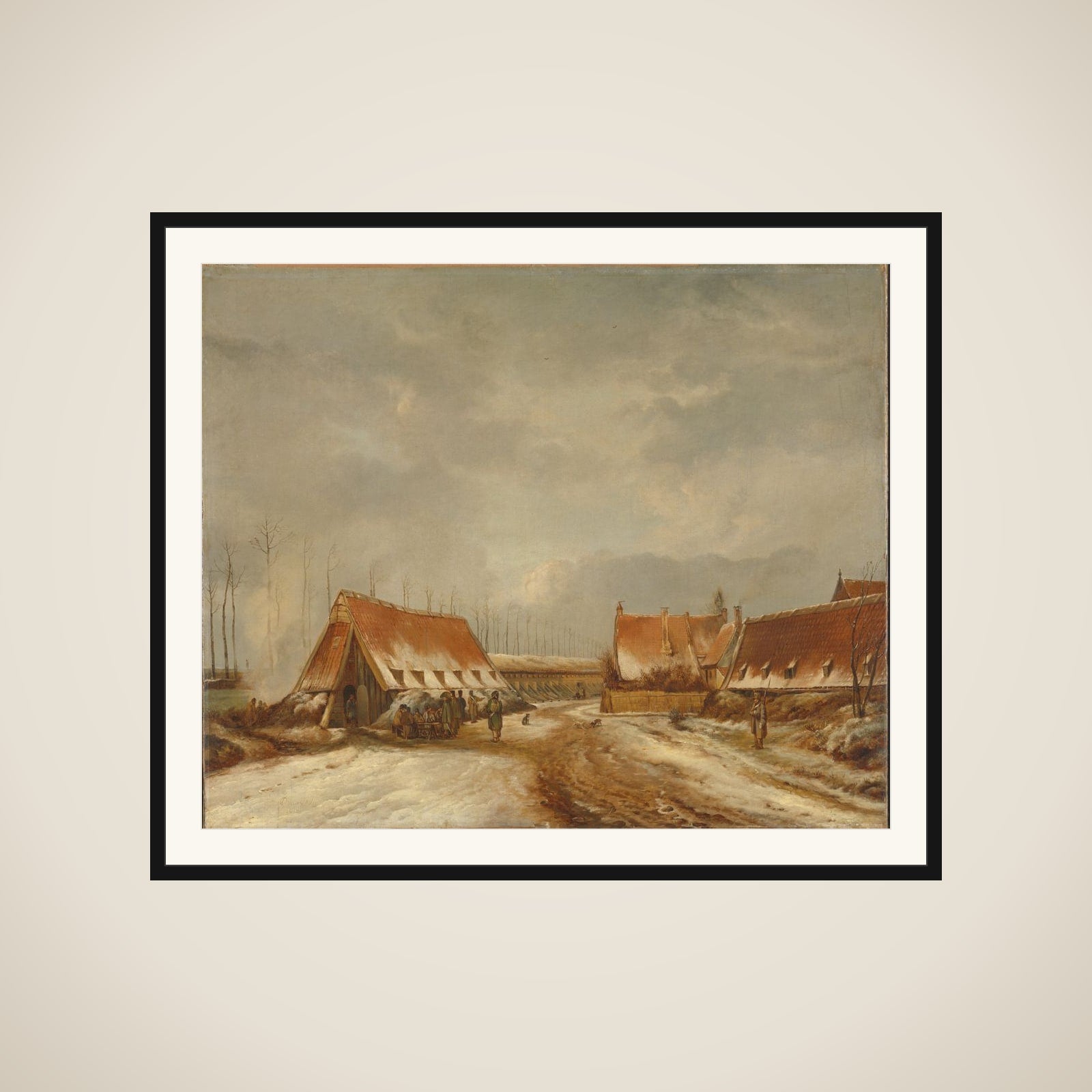 The Casemates before Naarden, 1814 framed