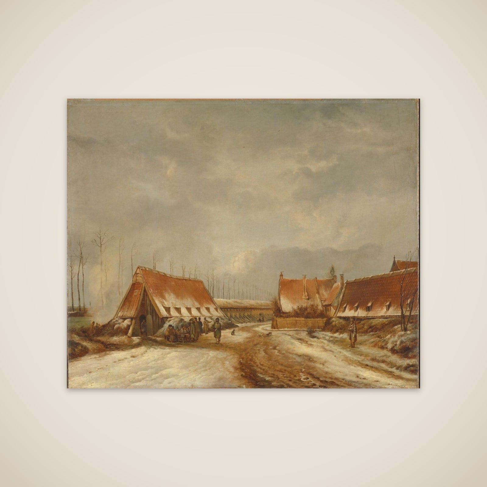 The Casemates before Naarden, 1814 unframed print