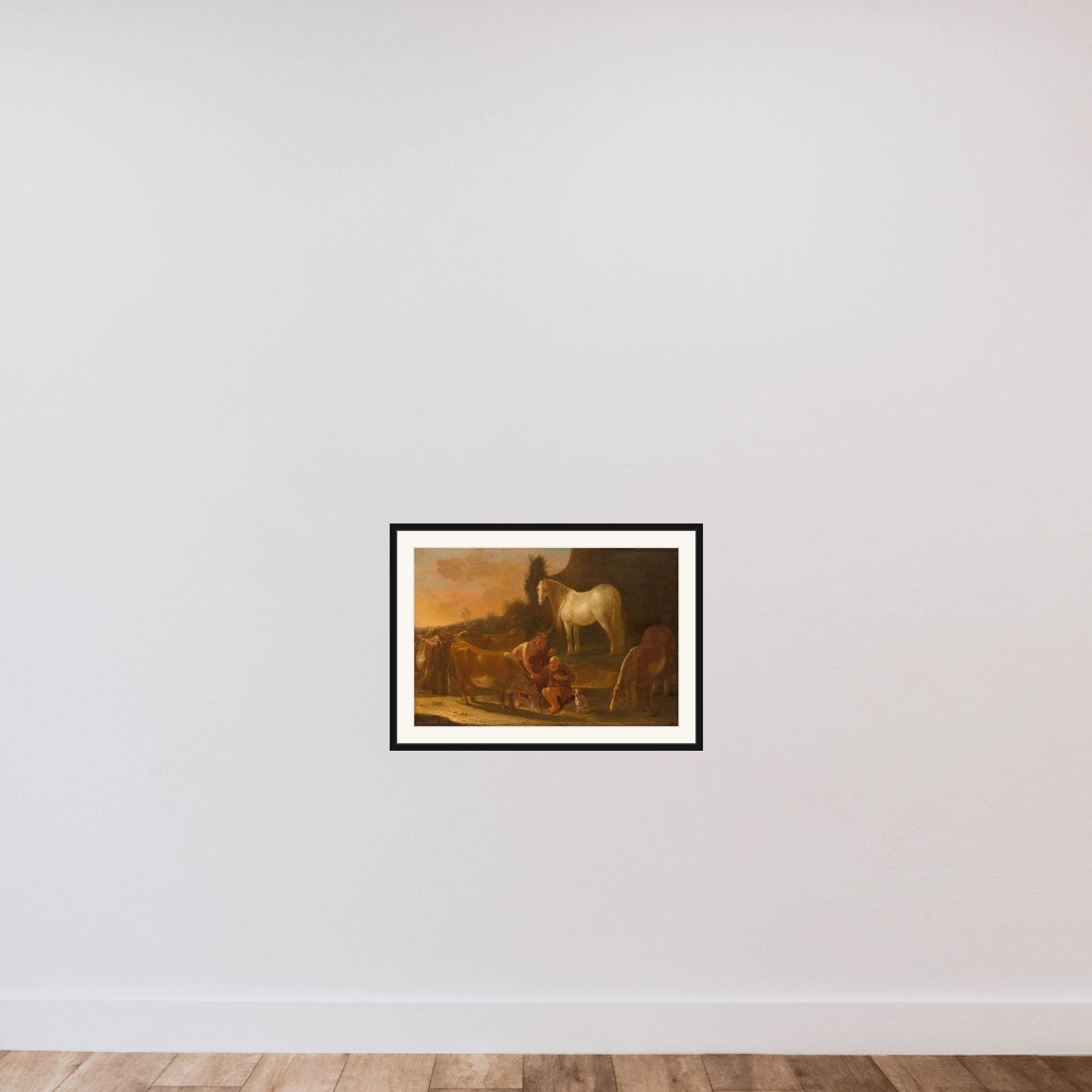 Mercury and Io framed — shown to scale