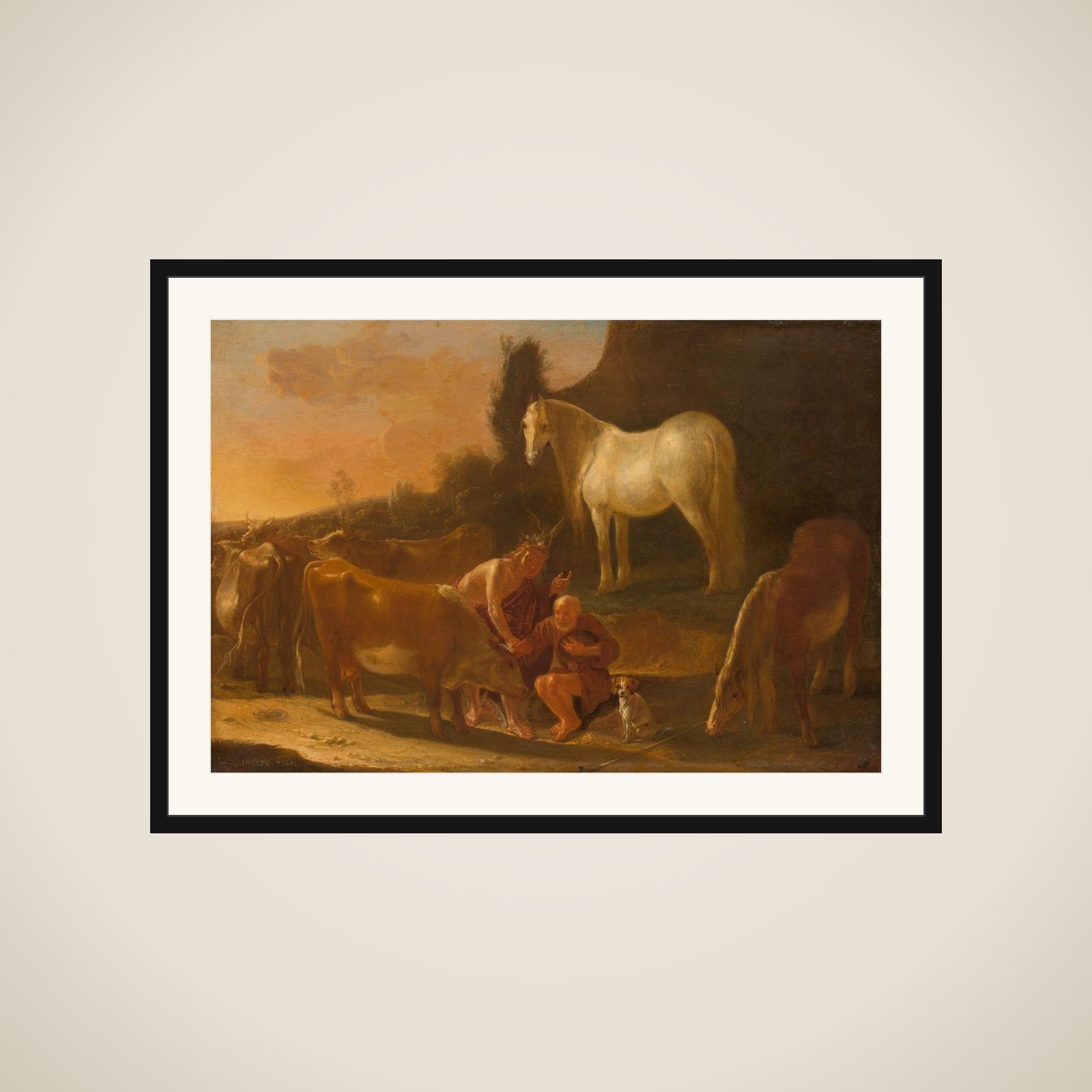 Mercury and Io framed
