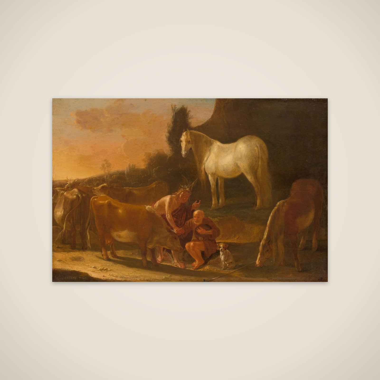 Mercury and Io unframed print