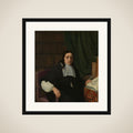 Portrait of a Collector, possibly Constantijn Sennepart (1625-1703) framed