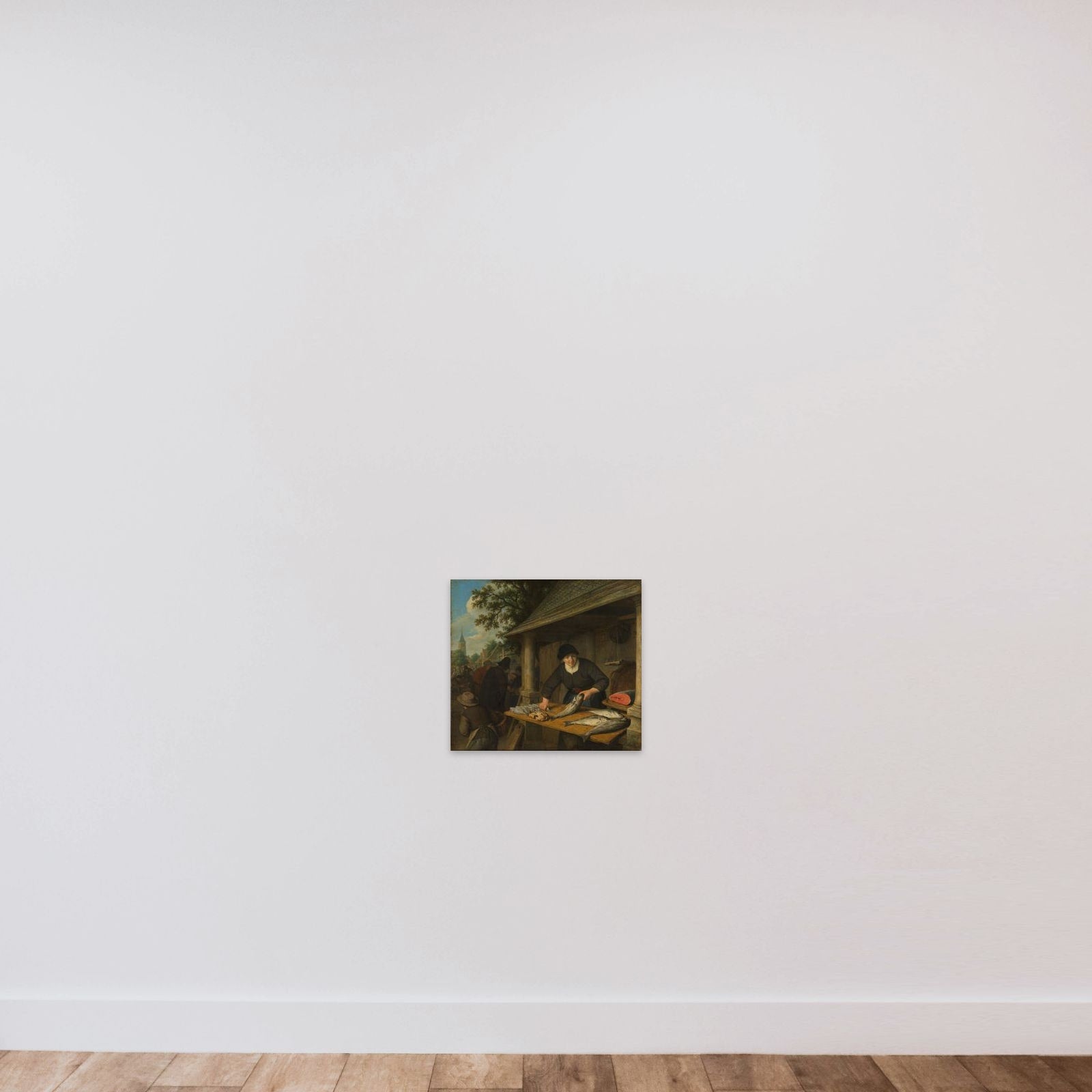 The Fishwife unframed — shown to scale