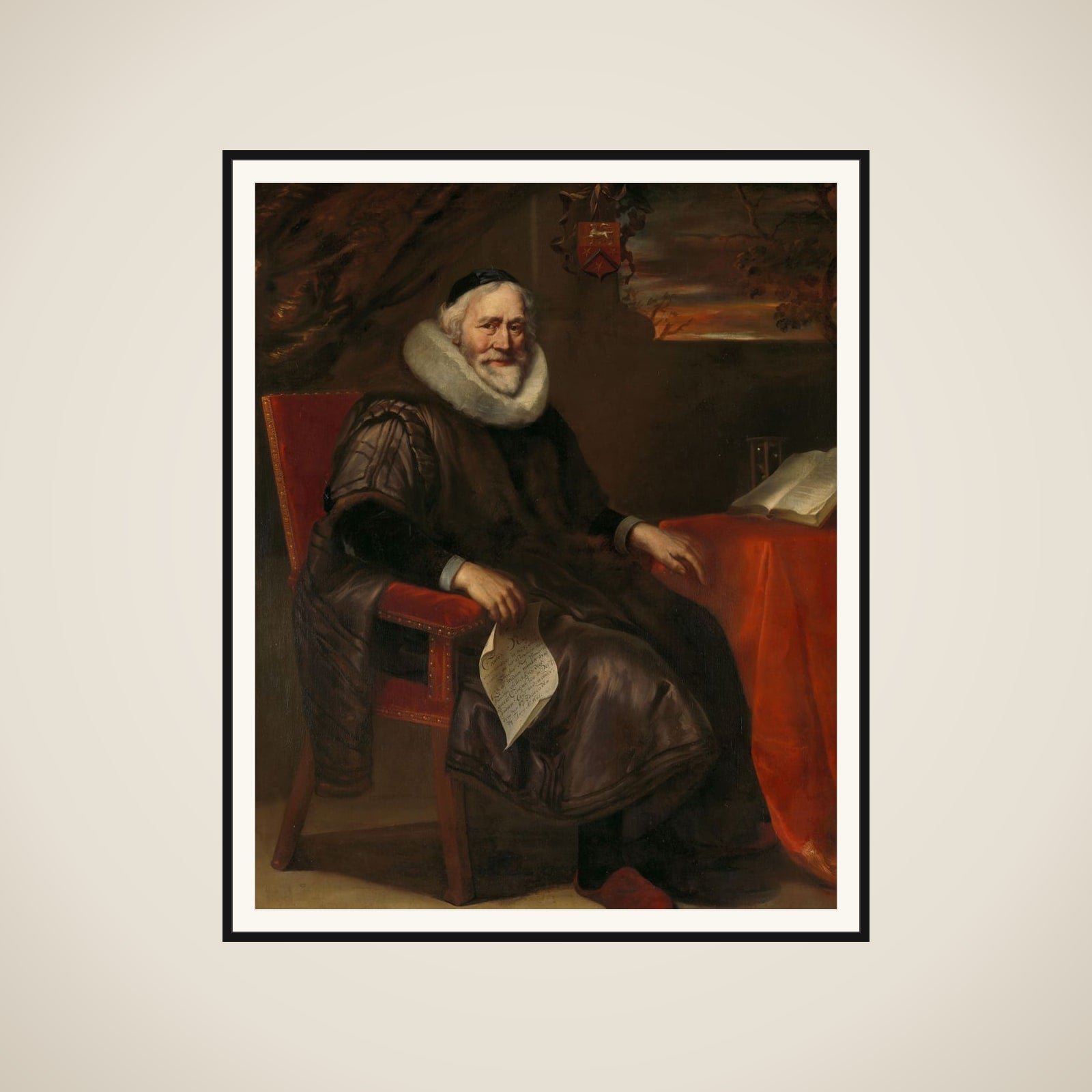 Cornelis Nuyts (1574-1661). Amsterdam merchant framed