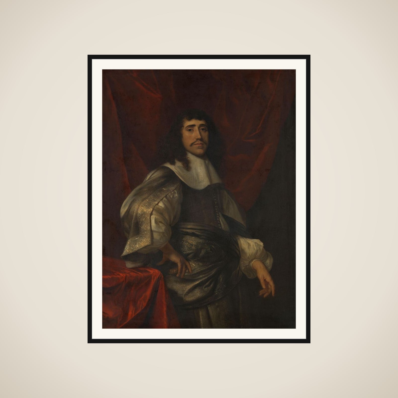 Portrait of a Man, probably Christoffel van Gangelt (?-1688/91) framed