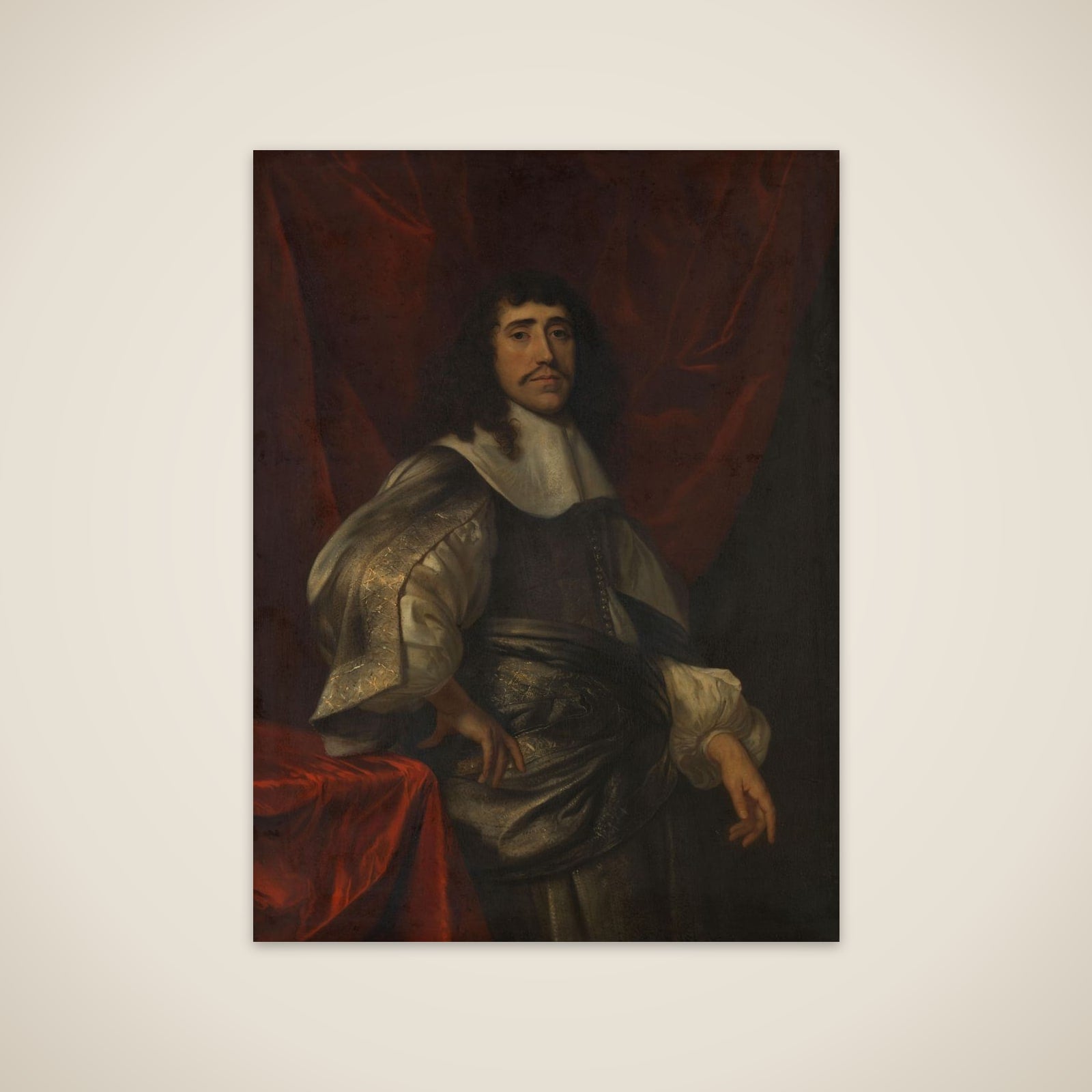 Portrait of a Man, probably Christoffel van Gangelt (?-1688/91) unframed print