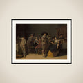 Distinguished Company in a Room framed
