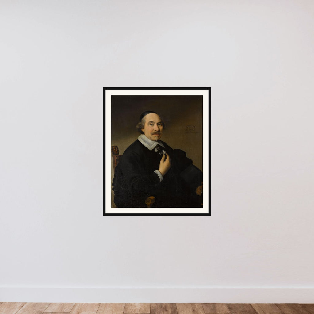 Portrait of a Man, probably Pieter Anthonisz van Bronckhorst (1588-1661) framed — shown to scale
