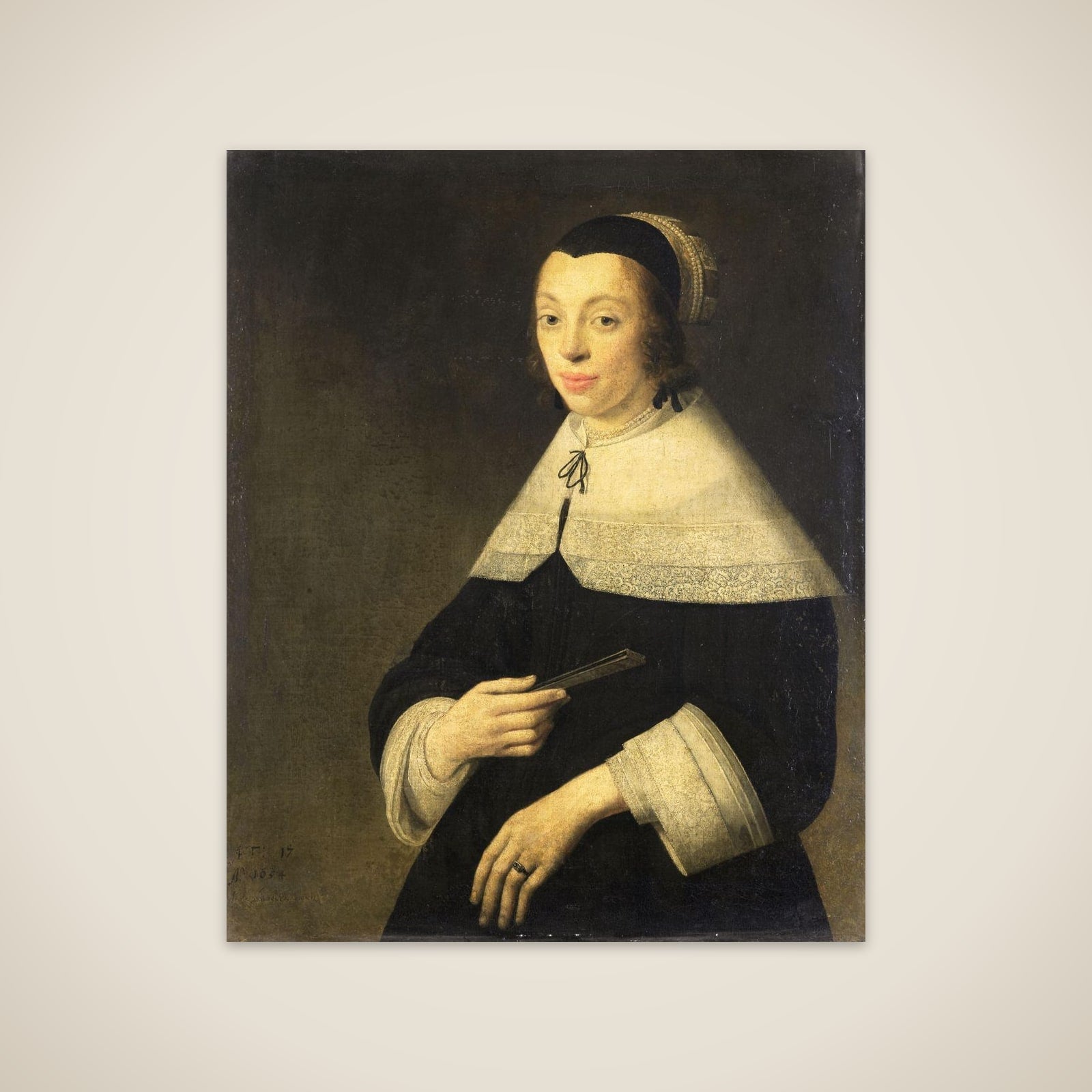 Portrait of a Young Woman unframed print