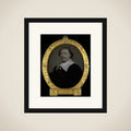 Portrait of Franciscus Planté, Clergyman at Zevenbergen and in Brazil framed