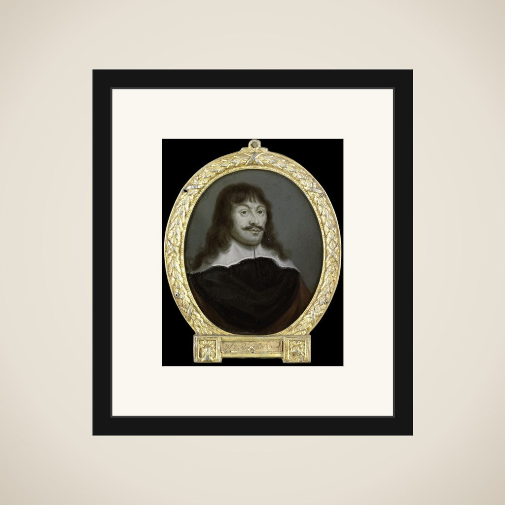 Portrait of Marcus Zuërius van Boxhorn, Historian and Professor at Leiden framed