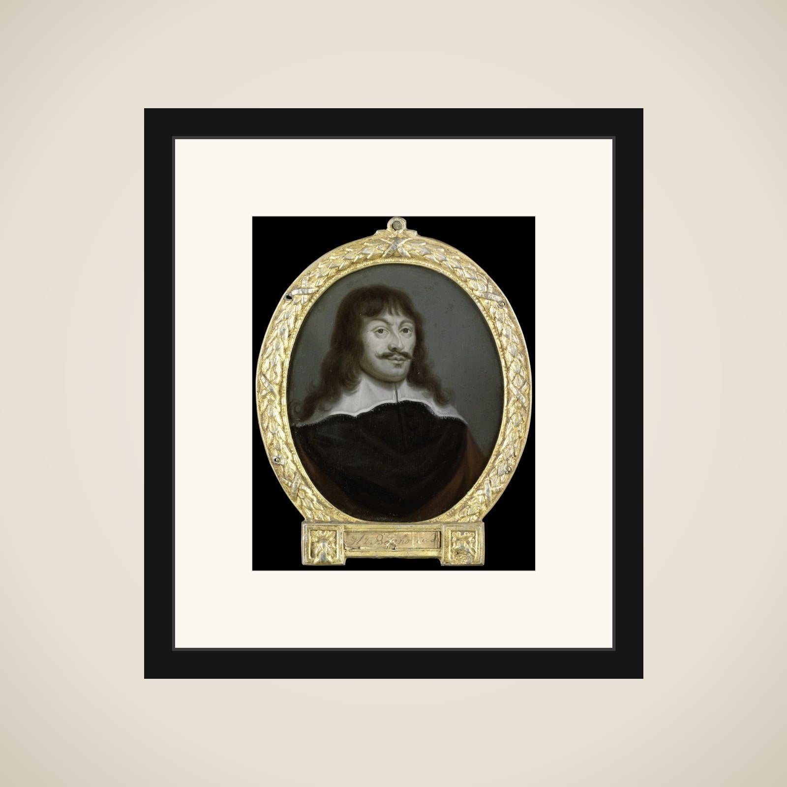 Portrait of Marcus Zuërius van Boxhorn, Historian and Professor at Leiden framed