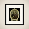 Portrait of Bonaventura Peeters I, Painter framed