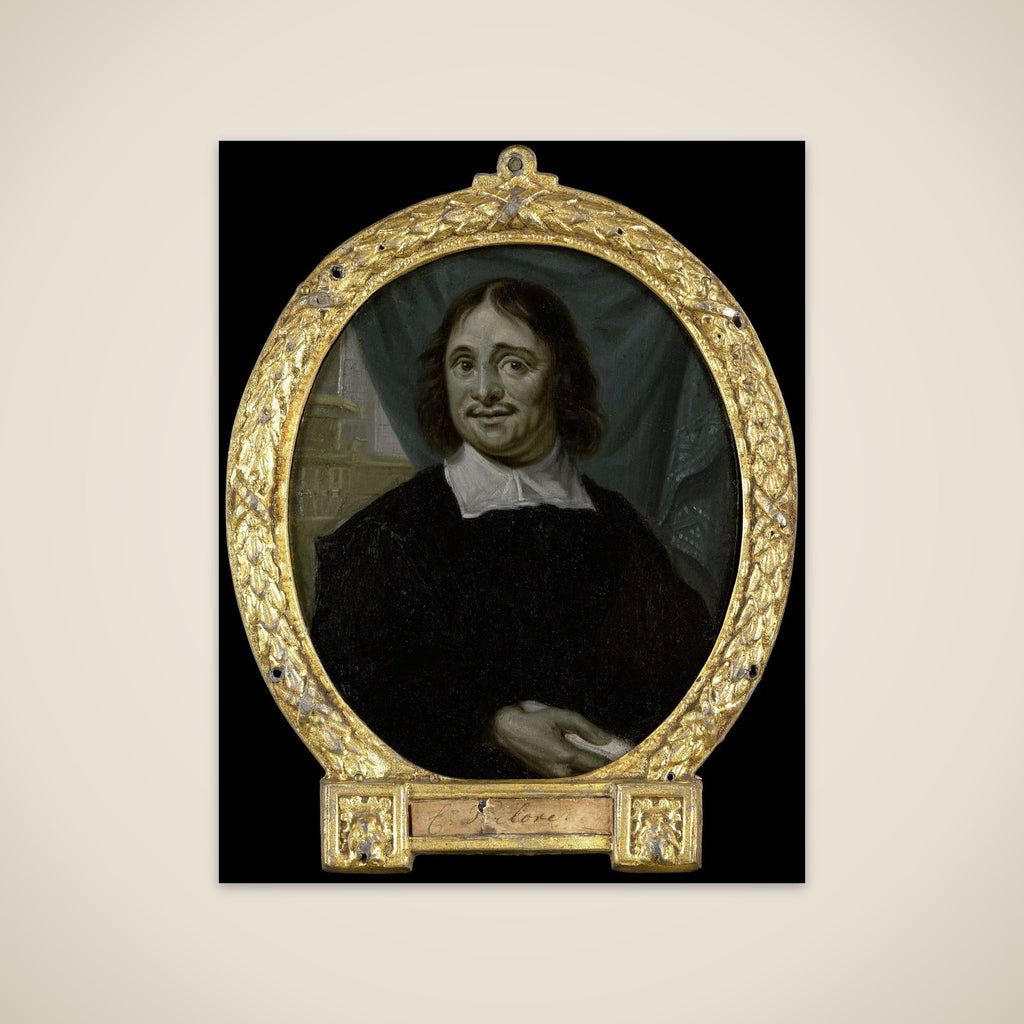 Portrait of Karel Verloove, Poet in Amsterdam unframed print