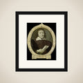 Portrait of Hendrik Bruno, Poet and Co-Rector of the Latin School in Hoorn framed