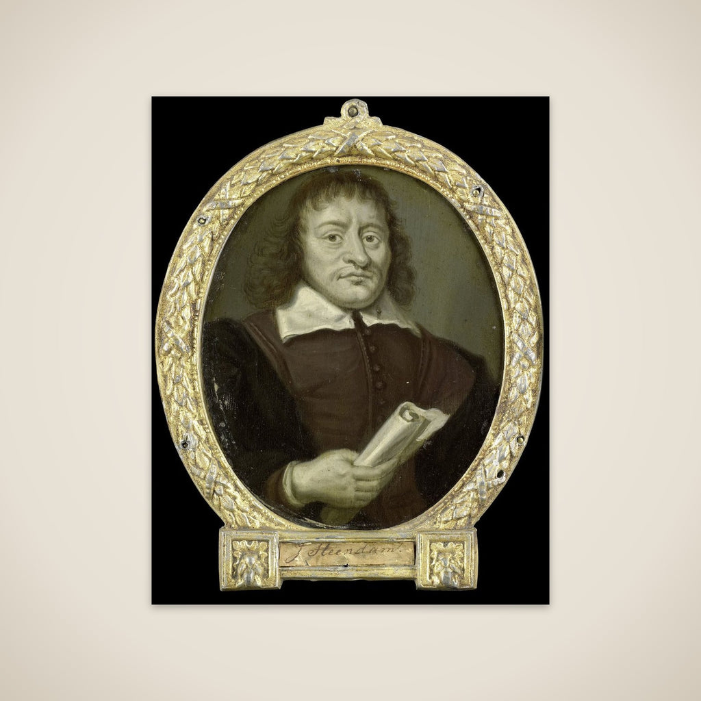 Portrait of Hendrik Bruno, Poet and Co-Rector of the Latin School in Hoorn unframed print