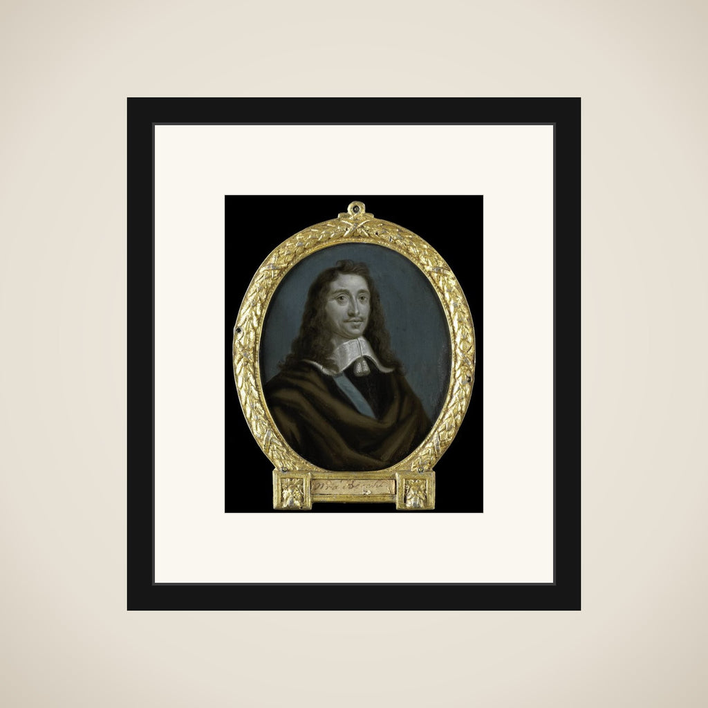 Portrait of Everard Meyster, Poet in Utrecht framed