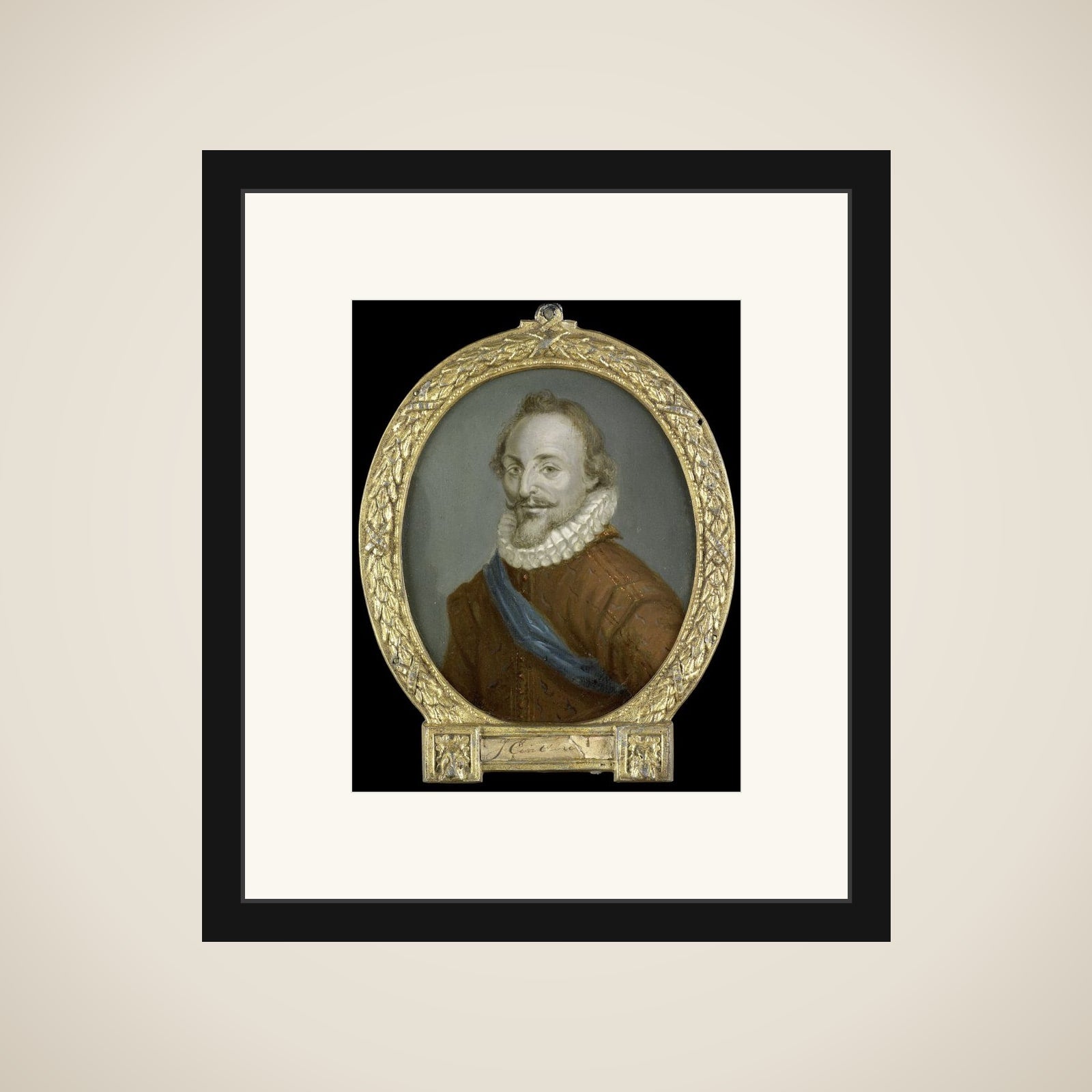 Portrait of Jacob van den Eynde, Governor of Woerden framed