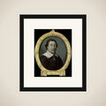 Portrait of Jan van der Veen, Pharmacist and Poet in Deventer framed