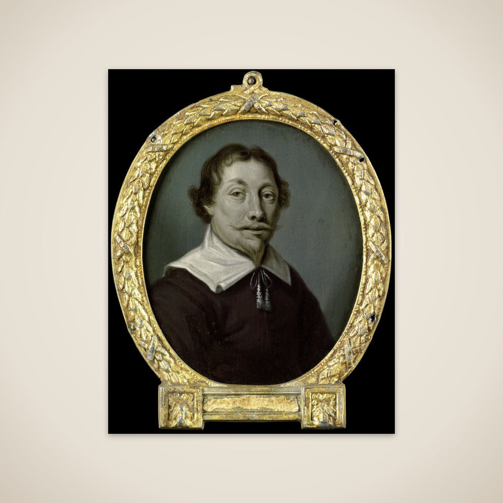 Portrait of Jan van der Veen, Pharmacist and Poet in Deventer unframed print