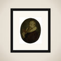 Portrait of Theodorus Schrevelius, Rector of the Latin School in Leiden framed