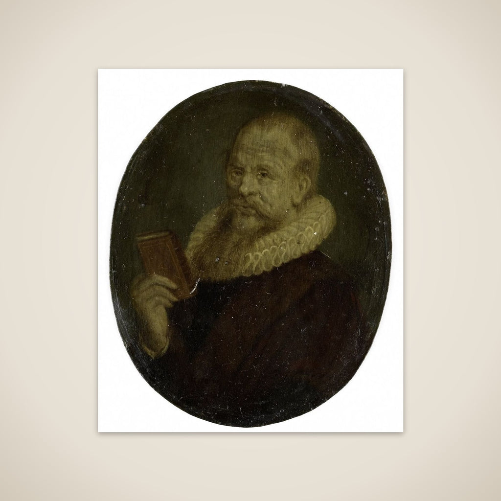 Portrait of Theodorus Schrevelius, Rector of the Latin School in Leiden unframed print