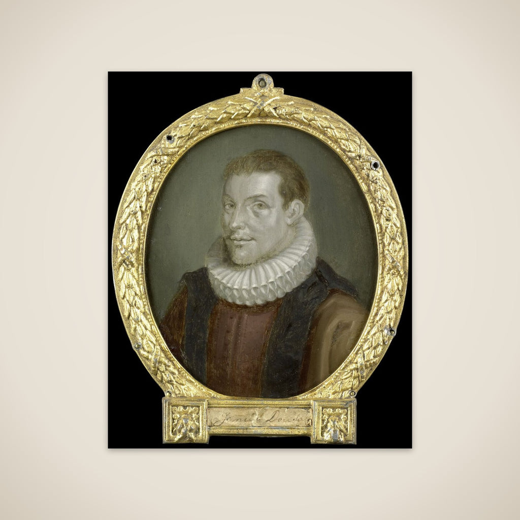 Portrait of Johan van der Does the Younger, Librarian in Leiden unframed print