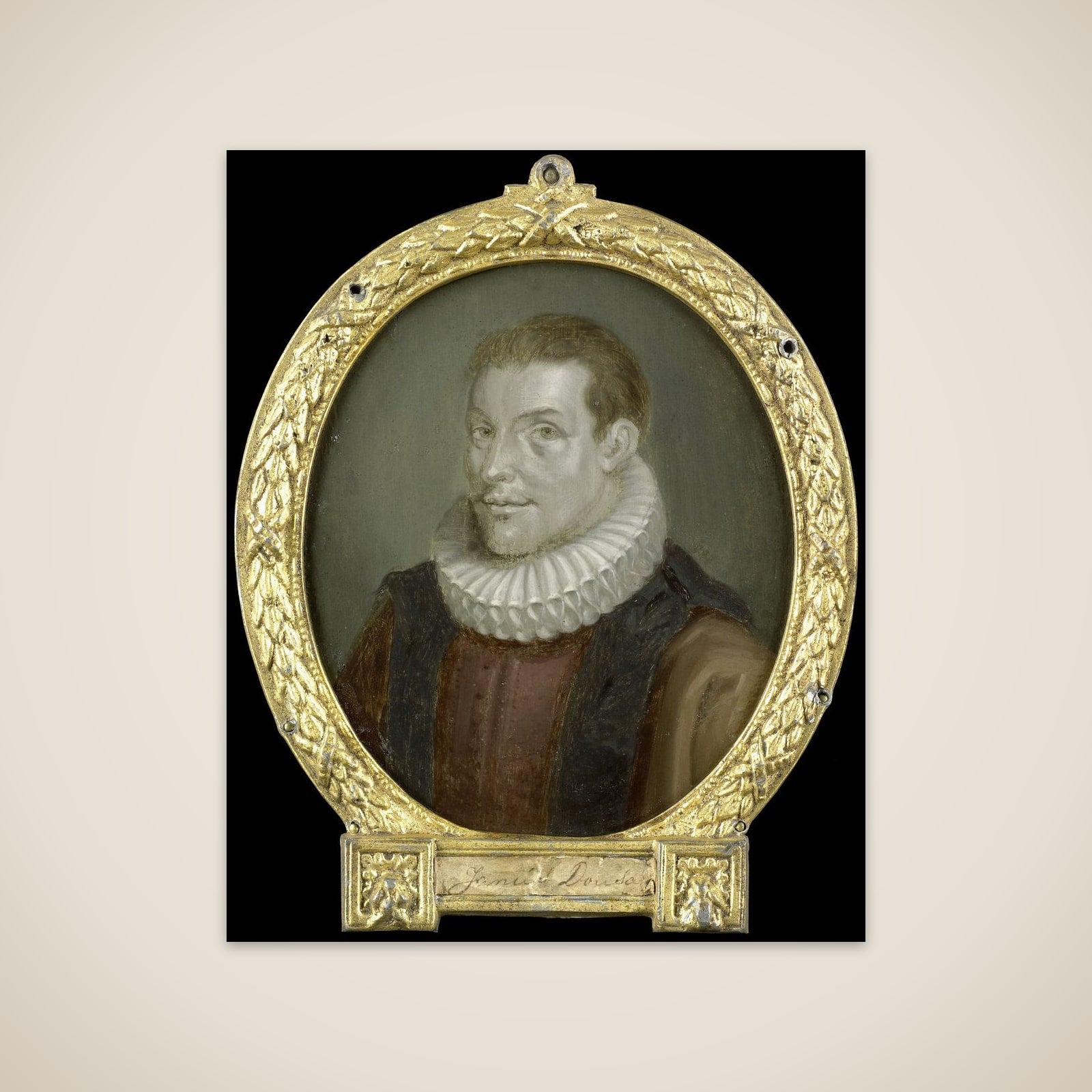 Portrait of Johan van der Does the Younger, Librarian in Leiden unframed print