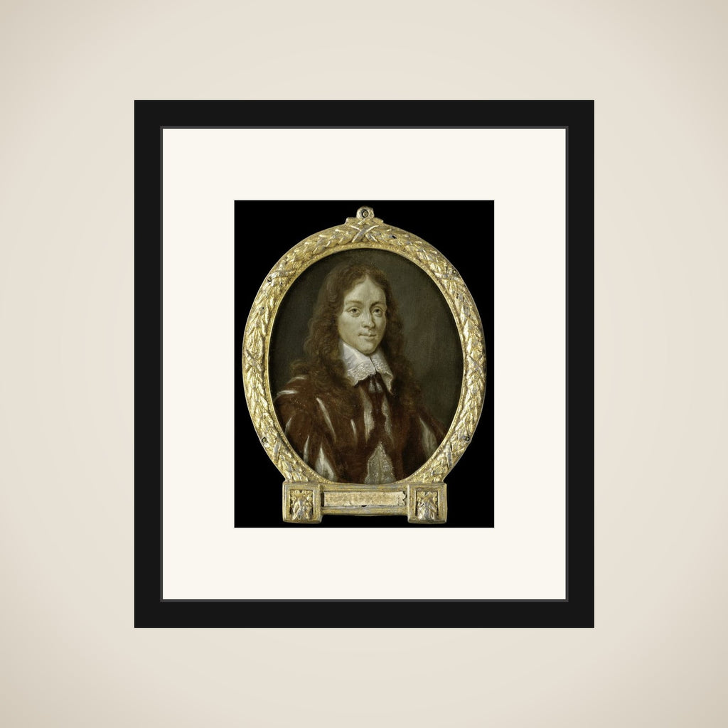 Portrait of Caspar van Kinschot, Poet framed