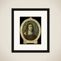 Portrait of Simon Abbes Gabbema, Historian of Friesland in Leeuwarden framed