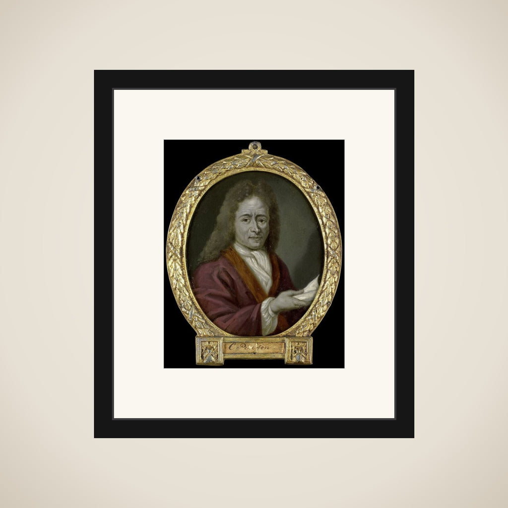 Portrait of Christoffel Pierson, Poet in Gouda framed