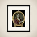 Portrait of Christoffel Pierson, Poet in Gouda framed