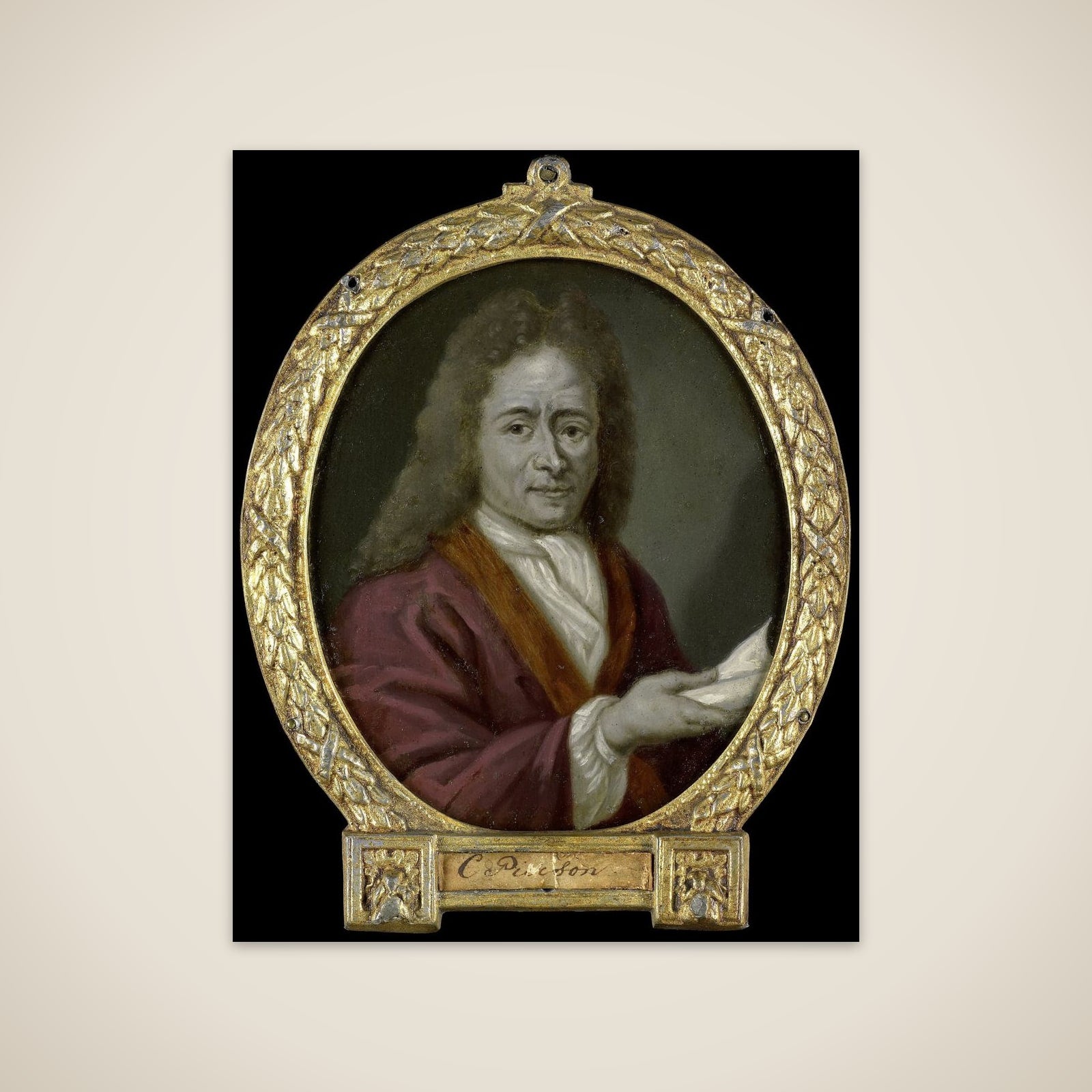 Portrait of Christoffel Pierson, Poet in Gouda unframed print