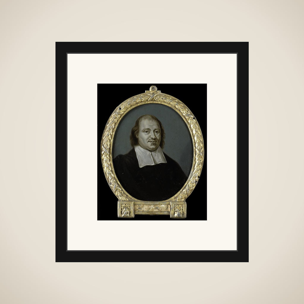 Portrait of Anthony Janssen van der Goes, Poet in Amsterdam framed