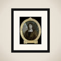 Portrait of Joannes Vollenhove, Clergyman and Poet in The Hague framed