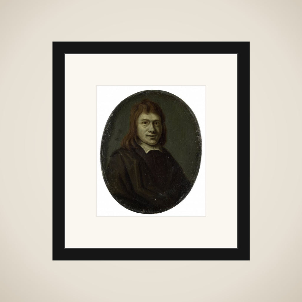 Portrait of Frans van Hoogstraten, Poet and Bookseller in Rotterdam and Dordrecht framed
