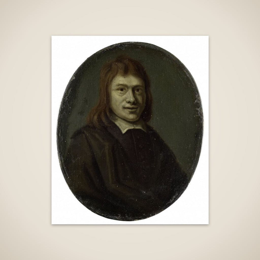 Portrait of Frans van Hoogstraten, Poet and Bookseller in Rotterdam and Dordrecht unframed print