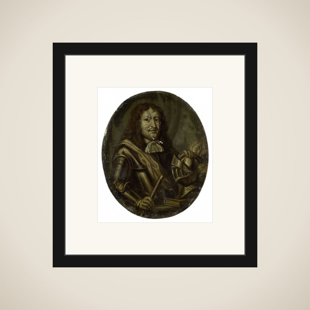 Portrait of Joan van Paffenrode, Baron of Ghussigny, Dramatic Poet framed