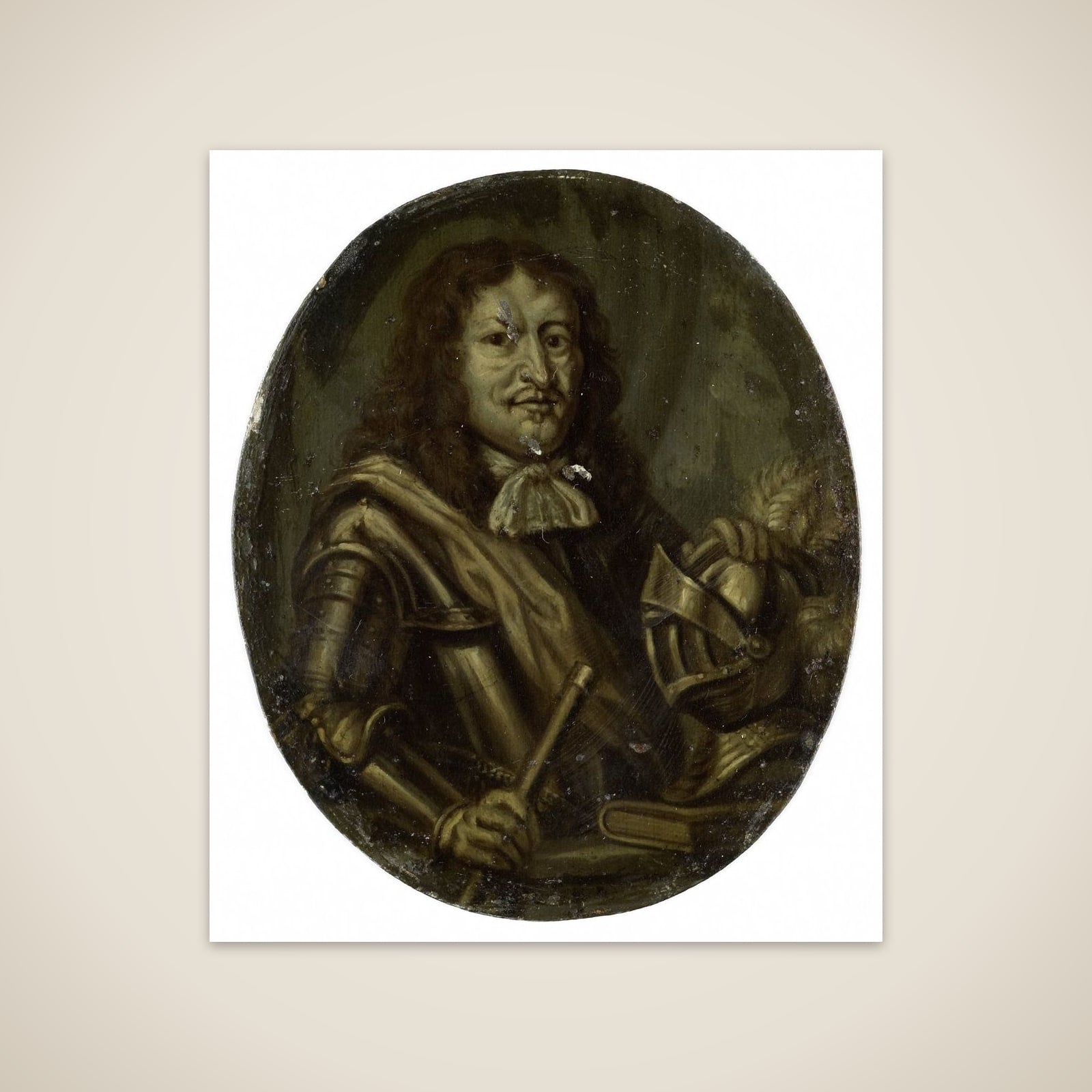 Portrait of Joan van Paffenrode, Baron of Ghussigny, Dramatic Poet unframed print