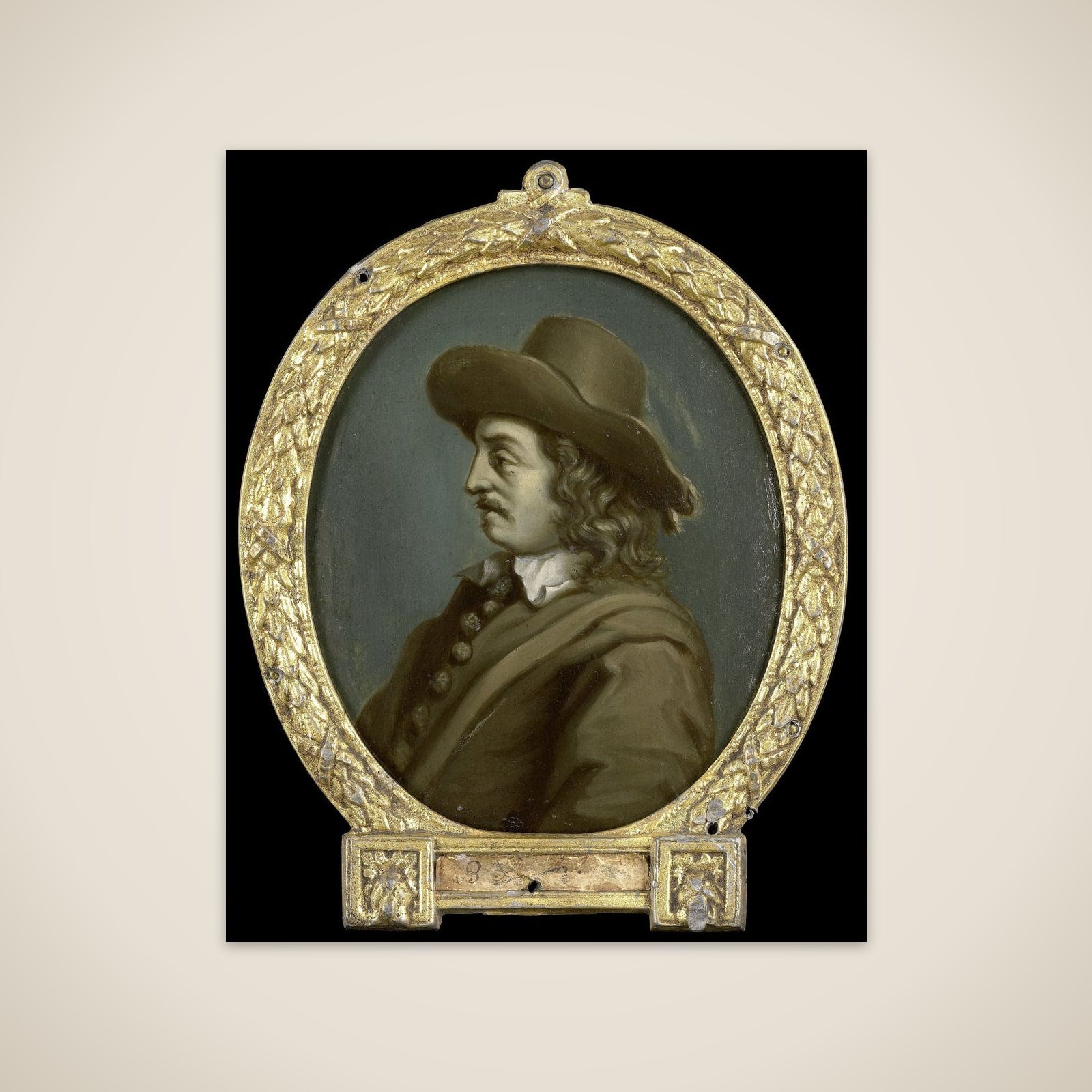 Portrait of Matthys van de Merwede, Lord of Clootwyck, Poet in Dordrecht (Mathias de Merwede de Clootwyck) unframed print