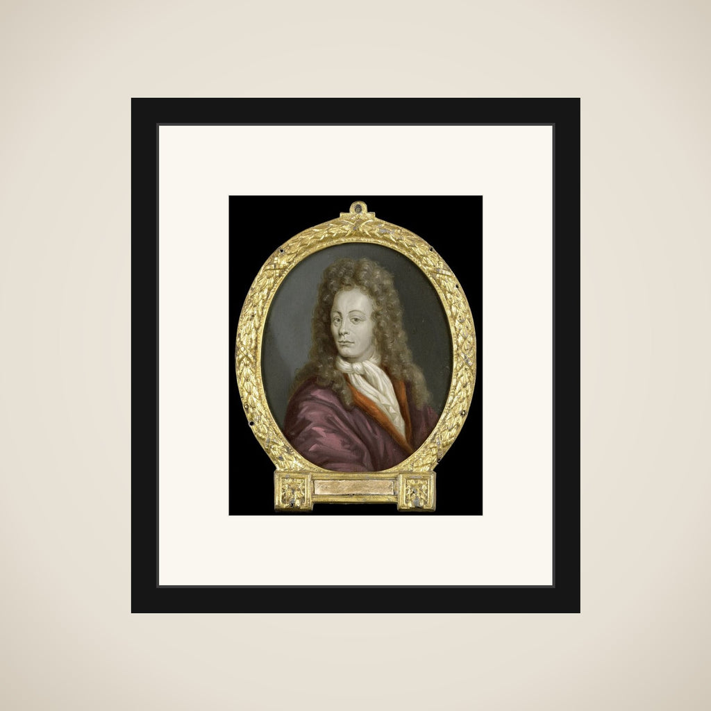 Portrait of Tobias Gutberleth, Man of Letters in Leeuwarden framed