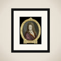 Portrait of Tobias Gutberleth, Man of Letters in Leeuwarden framed