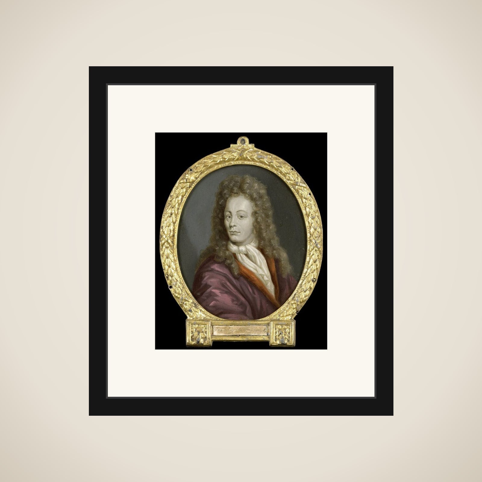 Portrait of Tobias Gutberleth, Man of Letters in Leeuwarden framed