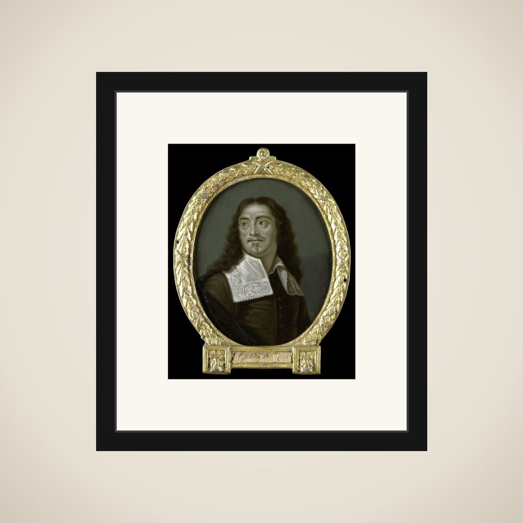 Portrait of Willem Ogier, Dramatic Poet in Antwerp framed