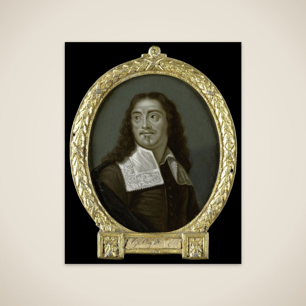 Portrait of Willem Ogier, Dramatic Poet in Antwerp unframed print