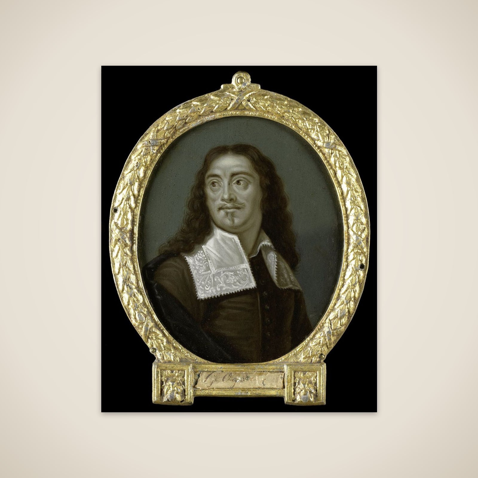 Portrait of Willem Ogier, Dramatic Poet in Antwerp unframed print