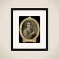 Portrait of Joost van Geel, Painter and Poet in Rotterdam framed