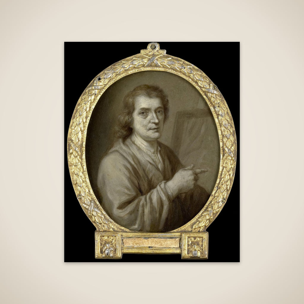 Portrait of Joost van Geel, Painter and Poet in Rotterdam unframed print